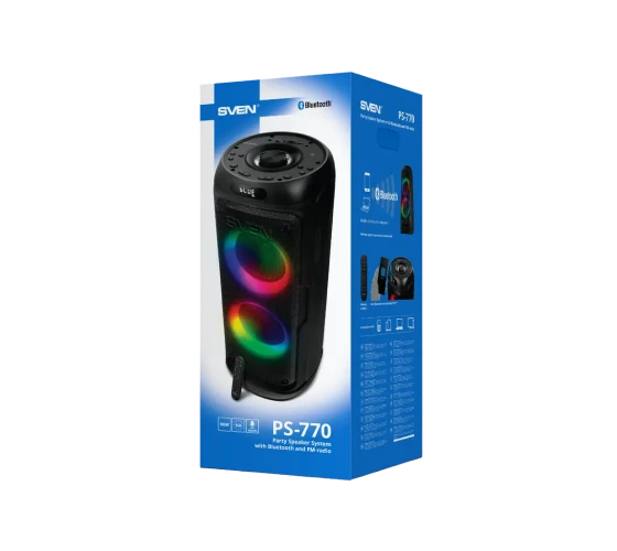 Sven PS-770 Boxa portabila /100W /Black — фото 3