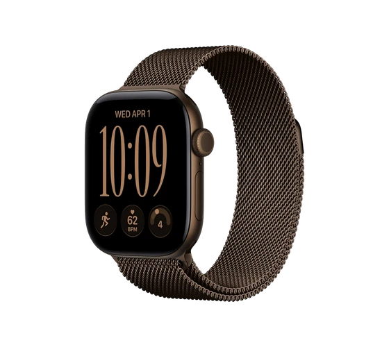 Apple Watch Series 12 42mm Milanese Loop / Dark Bronze