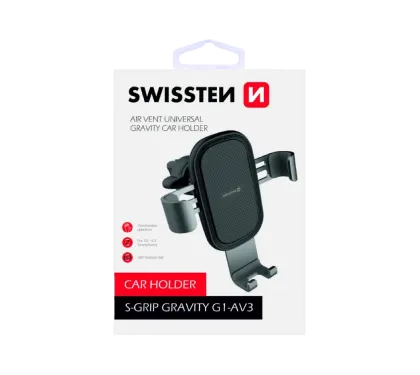 Swissten Gravity G1-AV3 3.5" - 6.5" /Black — фото 2