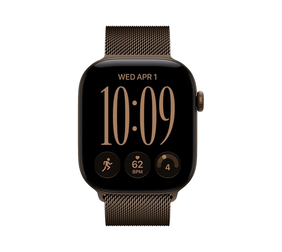 Apple Watch Series 12 46mm Milanese Loop / Dark Bronze — фото 2