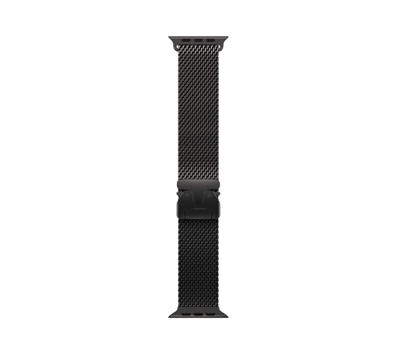Apple Watch Ultra 4 49mm Milanese Loop / Black Titanium — imaginea 3