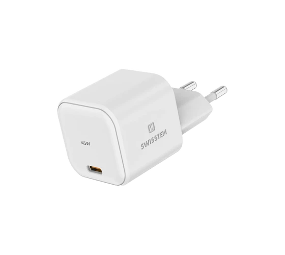 Swissten GaN 45W PD 1x USB-C /White — фото 2