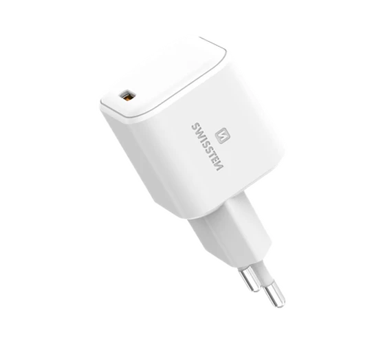 Swissten GaN 45W PD 1x USB-C /White — imaginea 3