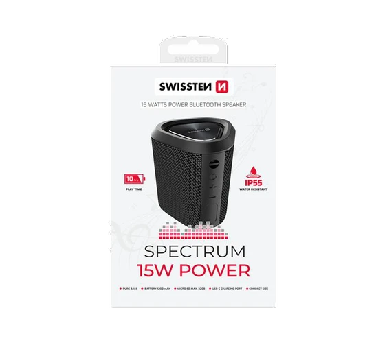 Swissten Spectrum Boxa portabila /15W /Black