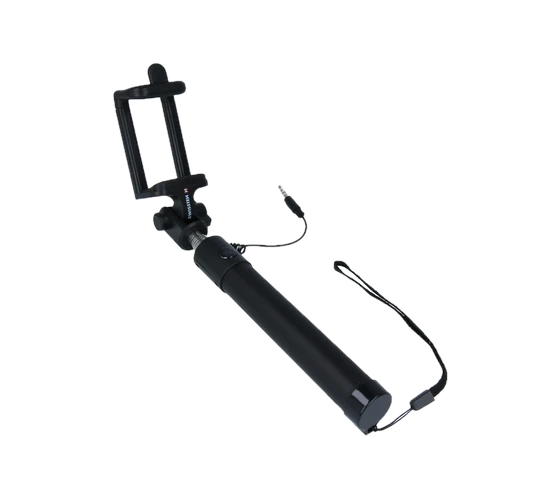 Swissten Selfie stick Jack 3.5 /Black — imaginea 3