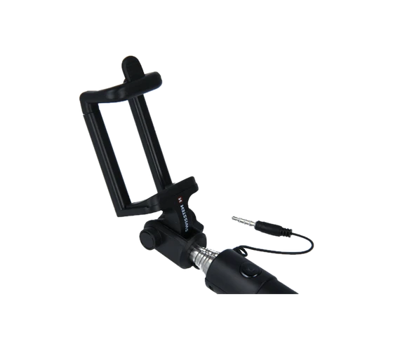Swissten Selfie stick Jack 3.5 /Black — imaginea 4