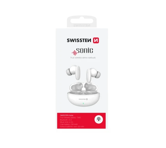 Swissten TWS Sonic Bluetooth /White — фото 2